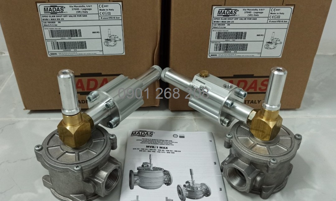 Van ngắt quá áp madas MVB/1MAX DN25